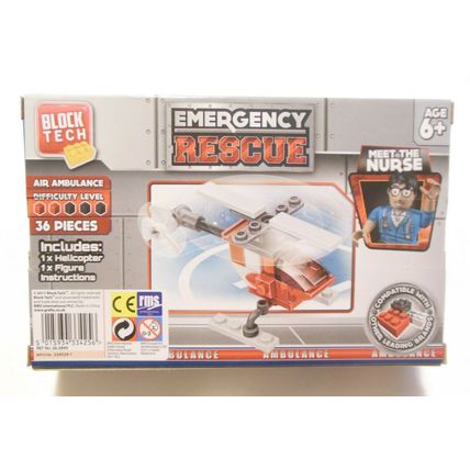 Air Ambulance Block Tech Emergency Rescue 36 Pieces