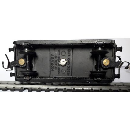 1960's - HORNBY DUBLO / MECCANO GREY GOODS BRAKE VAN - HO/OO - Plain Box