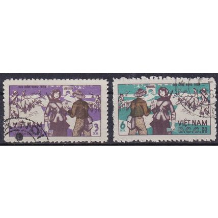 VIETNAM [Dienst] MiNr 0036-37 ( O/used )