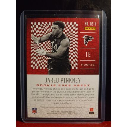 2020 JARED PINKNEY (Atlanta Falcons) Panini Illusions Rookie Signs auto #RS-11