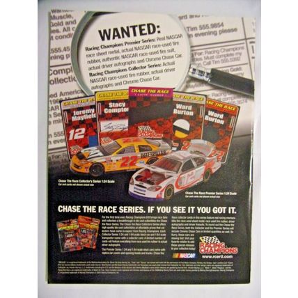 Dale Earnhardt-2001 Season Preview-April 2001-Milestones