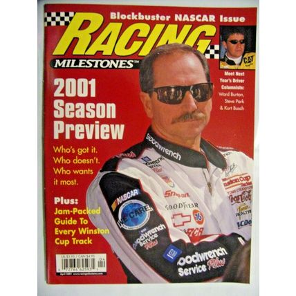 Dale Earnhardt-2001 Season Preview-April 2001-Milestones