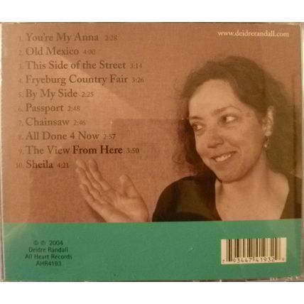 DEIRDRE RANDALL PASSPORT MUSIC CD 10 TRACKS