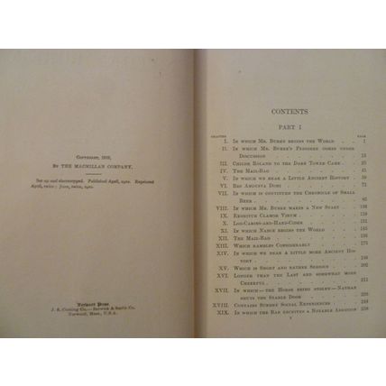 NATHAN BURKE by MARY S WATTS ANTIQUARIAN ORIGINAL 1910