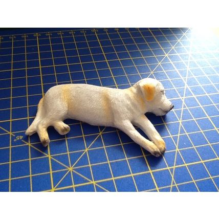 Dog Ben the Sleepy Labrador 1:12th scale miniature