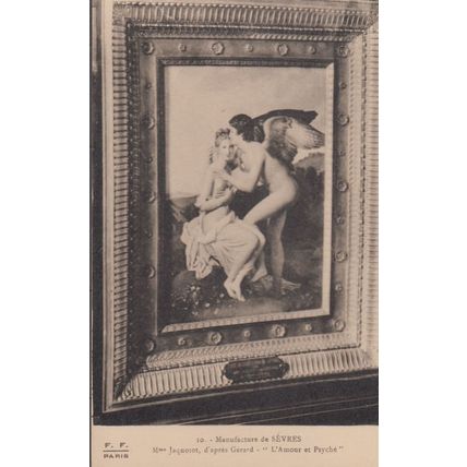Manufacture De Sevres Madame Jaquotot D'Apres Gerard Antique French Postcard