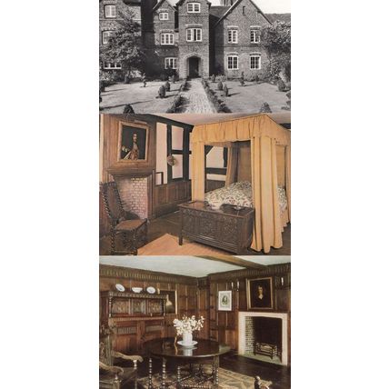 Moseley Old Hall Wolverhampton King Charles II Bed 3x Postcard s