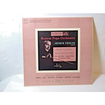 Boston Pops Orchestra Waltzing with Waldteufel LM 1226 Arthur Fiedler Fast Ship!