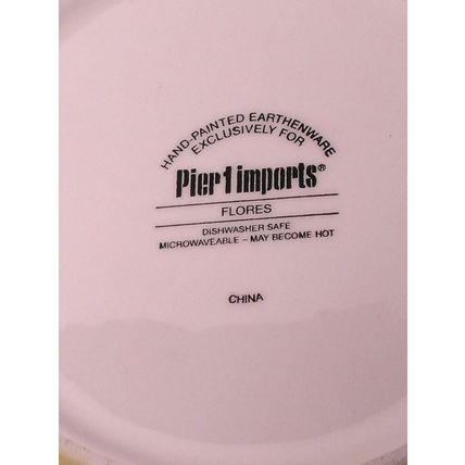 Pier One Imports 8" Flores Salad Plate Colorful Peppers - Replacement Plate