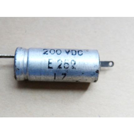 CCL 2µF 200V, Electrolytic Cap, 1950’s-60’s, New Old Stock. Valve Tube Coupling