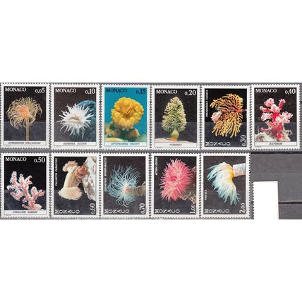 Monaco 1980 Michel 1449 - 1459 Neuf ** Cote (2008) 11.00 € Faune de Méditerranée