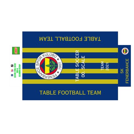 Table Football Subbuteo Box Pack Fenerbahce SK (TUR) 2021