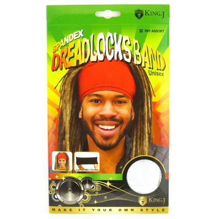 KING.J UNISEX SPANDEX DREADLOCKS BAND (707 & 708)