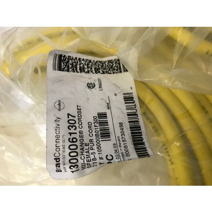 NEW BRAD 1300061307, brad WOODHEAD PROXIMITY SWITCH CABLE 1300061307 30',EM