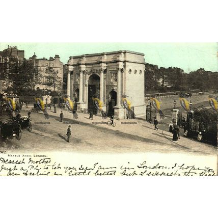 Marble Arch, London, Postcard, 1900s