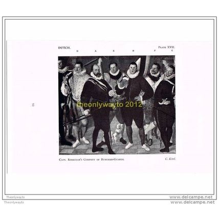 CAPT. ROSECRAN'S COMPANY OF BURGHER-GUARDS, C KETEL, DUTCH, FROM HISTORIC COSTUM