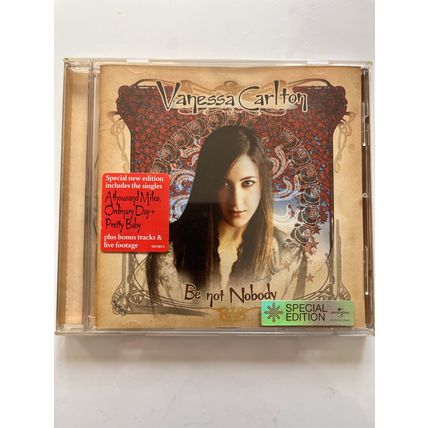 VANESSA CARLTON - BE NOT NOBODY (UK AUDIO CD, 2002)