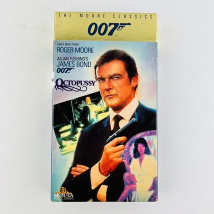 James Bond Octopussy VHS Video Tape Roger Moore, Maud Adams