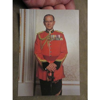 1980s Postcard bureau Cover - Duke of Edinburgh / Prince Philip - Royal interest