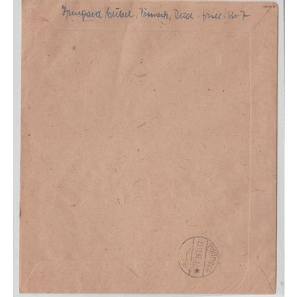 Mi: 392A/95A used 23.12.1953