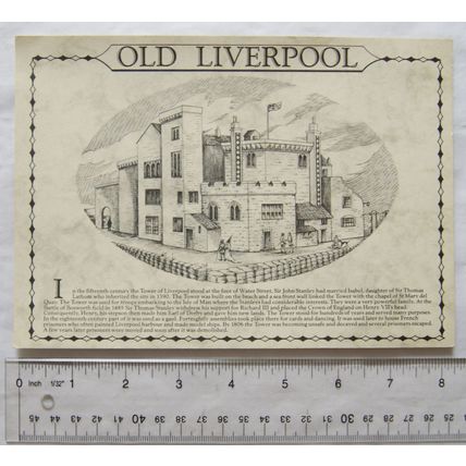 1984 postcard Int. Garden Festival Liverpool - Tower 0f Liverpool