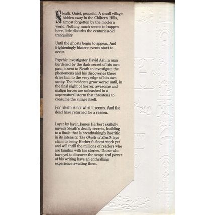 The Ghosts of Sleath by James Herbert – Signed First Edition Hardback