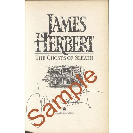 The Ghosts of Sleath by James Herbert – Signed First Edition Hardback