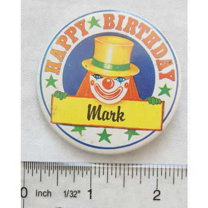 Happy Birthday Mark Badge