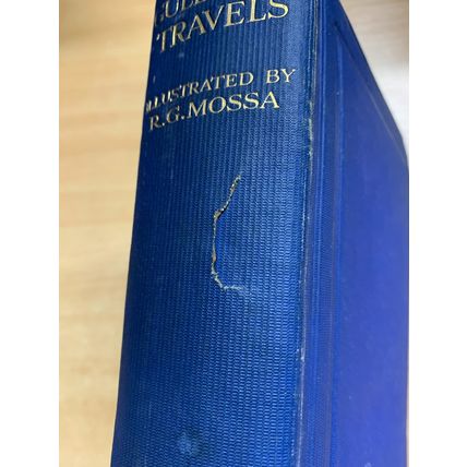 c1920s JONATHAN SWIFT "GULLIVER'S TRAVELS" ILLUSTRATED FICTION ANTIQUE BOOK (P5)
