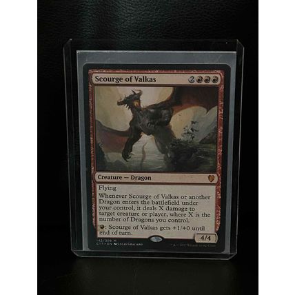 Scourge of Valkas Commander 2017 Magic: the Gathering Trading Card