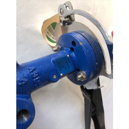 NEW FLOW 04C2245353 MANUAL 4" BUTTERFLY VALVE, CF8M, EPDM, SS17-4PH A395,FI