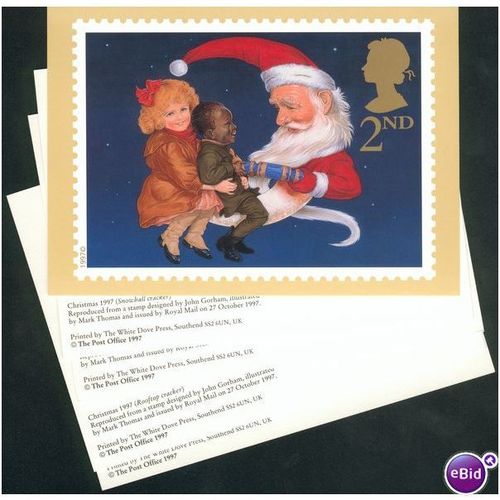 GB PHQ's mint set 1997 - Christmas Crackers - 150th Ann