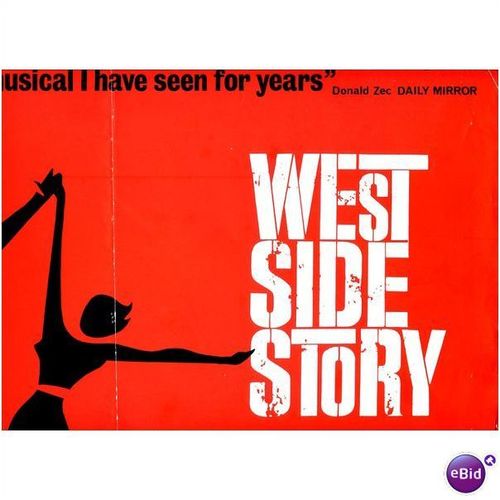 WEST SIDE STORY Natalie Wood, Rita Moreno, George Chakiris 1961 Press Book
