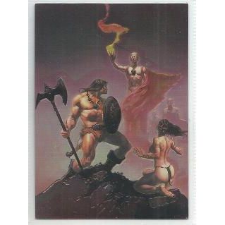 CONAN series 1 ' ALL CHROMIUM card # 29 (1993)