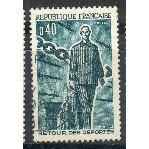France 1965 - SG1676 - 40c green - Deportees - used