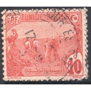 Tunisia 1906 - SG34 - 10c red - Agriculture - used