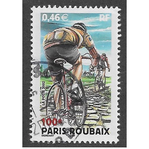 FRA 2002 46c 'PARIS -ROUBAIX CYCLE RACE' FINE USED (EBID56-837)
