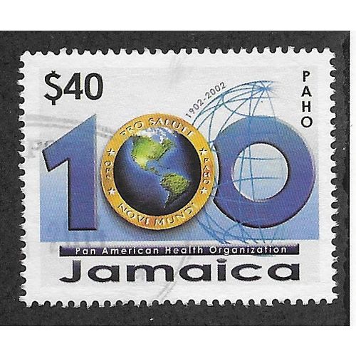 JAM 2002 $40 'PAN AMERICAN HEALTH ORGANISATION' FINE USED (EBID62-030)