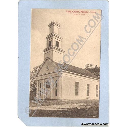 CT Abington Congregational Church Built In 1751 ct_box1~1