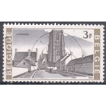 Belgium 1968 - SG2089 - 3fr brown & greyi - Lissewege Church - used