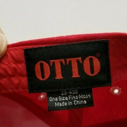 Otto Collection Snap Baseball Cap Hat Red KZ 100 Morning Show (J3)