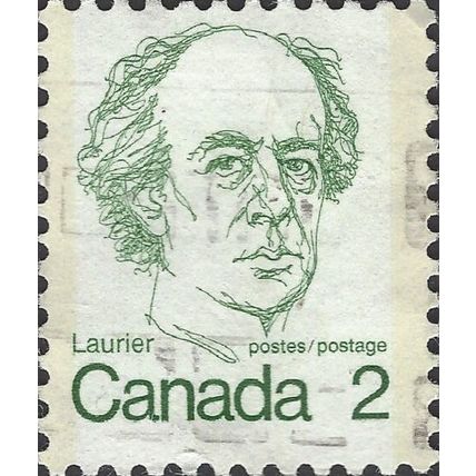 CANADA, Wilfrid Laurier , green 1974, 2c, #5