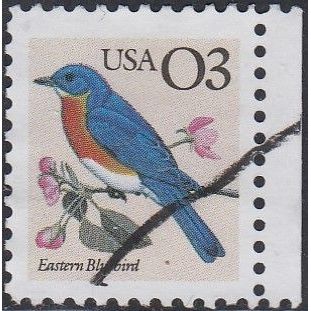 USA, 1991 3c Bluebird, SG 2589 (Scott #2478), used.