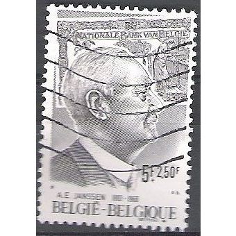 Belgique 1977 Michel 1929 O Cote (2008) 0.50 € Albert Edouard Janssen Homme Etat