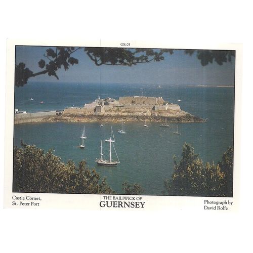 CASTLE CORNET, St. PETER PORT, GUERNSEY. unused postcard =