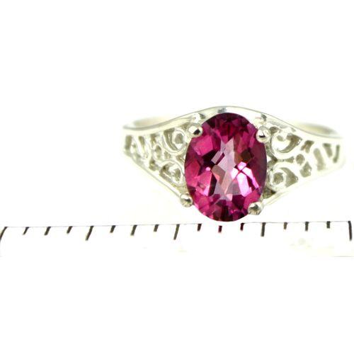 Pure Pink Topaz, 925 Sterling Silver Ring, SR305