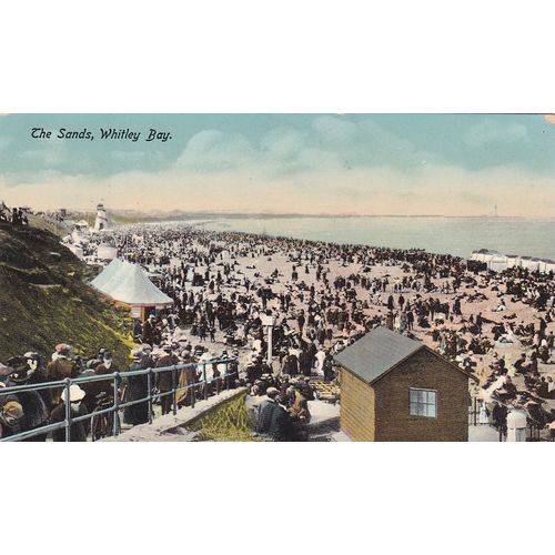 The Sands Whitley Bay Northunberland Postcard (NBL76761)