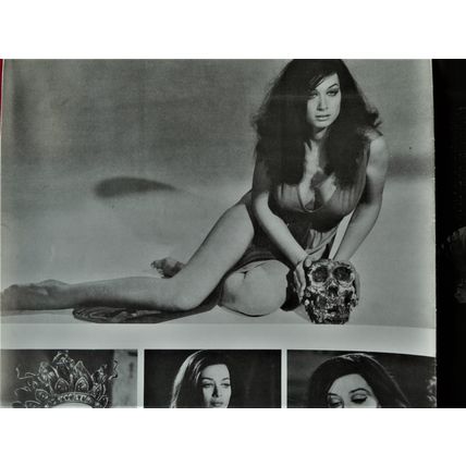 BLOOD FROM THE MUMMY'S TOMB (1971) vintage fold-out Poster Press booklet