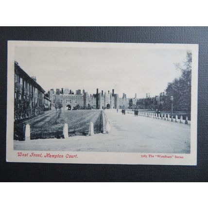 West Front, Hampton Court Palace, London Postcard