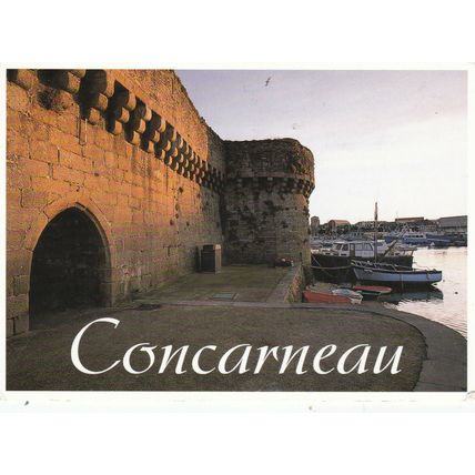 La Ville close Concarneau France Postcard posted 2003 VGC